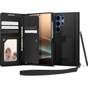 Spigen Wallet S Black Samsung Galaxy S25 Ultra