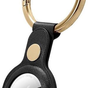 Spigen Cyrill Basic Leather Black AirTag
