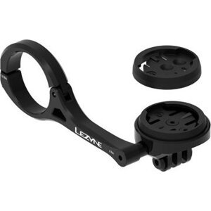 Lezyne Garmin/Wahoo Gps Forward Mount With Gopro/Black