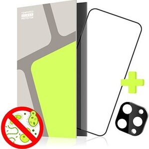 Tempered Glass Protector pre iPhone 16 Pro Max ANTIBACTERIAL + sklo na kameru (Case Friendly)