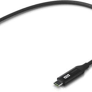 Ubiquiti Unify napájecí a datový kabel s displejem nabíjení, až 100 W, až 480 Mbps, 2 m, černý