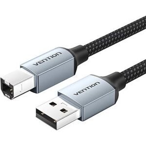 Vention Cotton Braided USB 2.0 A Male to B Male Printer Cable 1.5M Gray Aluminum Alloy Type