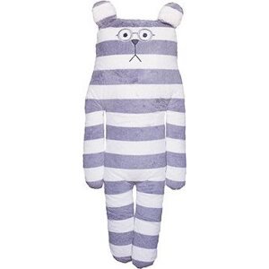 SCANquilt plyšák FRIEND - CRAFTHOLIC Sloth M pruhy bílošedý