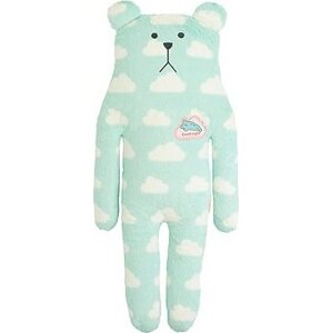 SCANquilt plyšák FRIEND - CRAFTHOLIC Sloth M obláčky tyrkysovobílý
