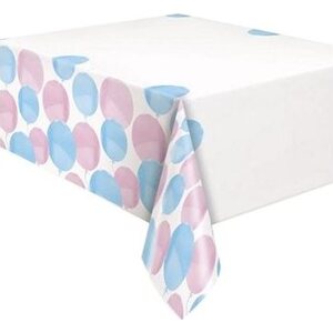 UNIQUE Plastový ubrus gender reveal - boy or girl, 137 × 213 cm