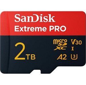 SanDisk microSDXC 2 TB Extreme PRO + Rescue PRO Deluxe + SD adaptér