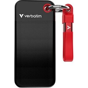 VERBATIM Pocket SSD 1 TB, červený