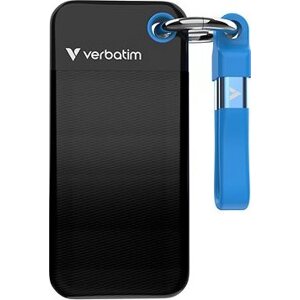 VERBATIM Pocket SSD 2 TB, modrý