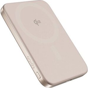 Epico UltraPack Qi2 Slim 5000 mAh hliníková Mag+ bezdrôtová powerbanka EM51 – púštna titánová
