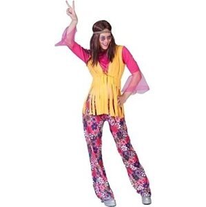 Funny Fashion Dámsky kostým Hipisáčka, Hippies 60. roky, veľ. L