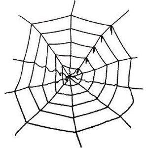 Verk Umělá pavučina Halloween 90 × 90 cm černá