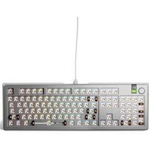 GLORIOUS GMMK 3 PRO 100 % Barebones Wired Silver – US