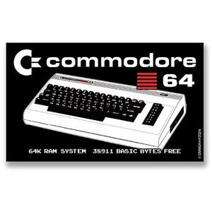 Commodore Keyboard 8,5 × 5 cm
