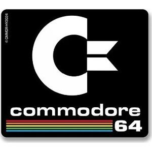 Commodore C64 Logotype 8 × 6,5 cm
