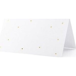 PARTYDECO Svadobná vizitka na stôl – svadba – 9,5 × 5,5 cm – 10 ks