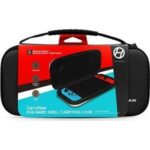Hyperkin CarryMate EVA Nintendo Switch/Switch OLED/Switch Lite Hard Shell Case (Solid Black)