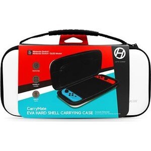 Hyperkin CarryMate EVA Nintendo Switch/Switch OLED/Switch Lite Hard Shell Case (Solid White)