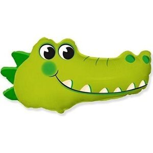 Balón fóliový krokodýl - safari - 60 cm