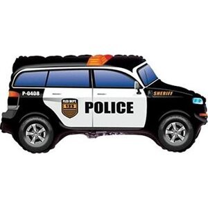 Balón foliový auto policie 60 cm