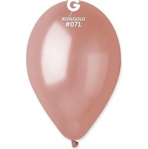 SMART BALLOONS metalické 100 ks ružovo-zlaté 26 cm