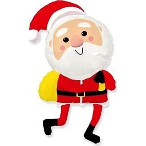 Flexmetal Balón foliový Happy Santa Claus – Mikuláš, Vánoce 102 cm