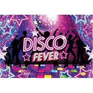 GUIRCA Banner disco fever 80. roky – 220 × 150 cm