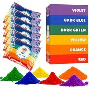 Holi Cow 10565 Holi farebný prášok 6× 100 g color