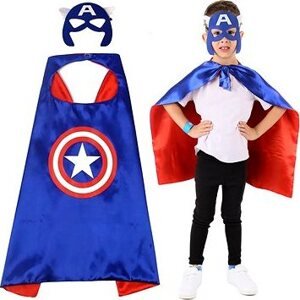 FunCo Detský karnevalový prevlek Avengers Kapitán Amerika 2 v 1