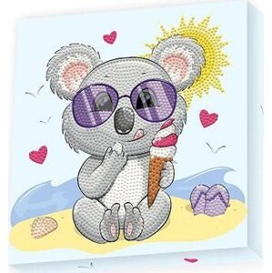 Dotzies Diamantové maľovanie – Koala so zmrzlinou