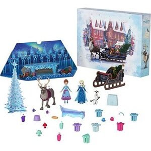 Frozen Adventný kalendár s malými bábikami Annou a Elsou 2024