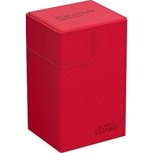 Ultimate Guard Flip`n`Tray 80+ XenoSkin Monocolor Red