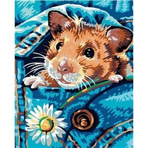 Diamondi – ŠKREČOK S MARGARÉTKOU, 40 × 50 cm, bez rámu a bez napnutého plátna