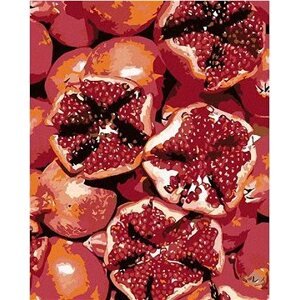 Diamondi – GRANÁTOVÉ JABLKO, 40 × 50 cm, bez rámu a bez napnutia plátna
