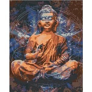 Diamondi – HVIEZDNY BUDDHA III, 40 × 50 cm, napnuté plátno na rám