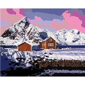 Diamondi – ÚŽASNÁ KRAJINA LOFOTSKÝCH OSTROVOV, 40 × 50 cm, napnuté plátno na rám
