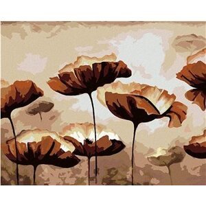 Diamondi – KVETY VLČIEHO MAKU, 40 × 50 cm, napnuté plátno na ráme