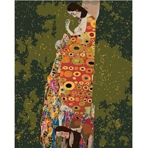 Diamondi – Diamantové maľovanie – NÁDEJ II (G. KLIMT), 40 × 50 cm, vypnuté plátno na rám