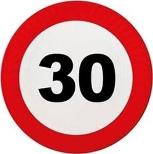 Talíře dopravní značka 30
