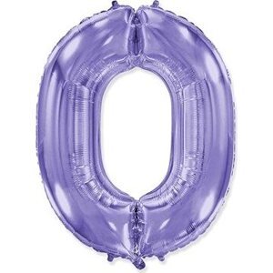 Balón foliový číslice fialová - lila 102 cm - 0