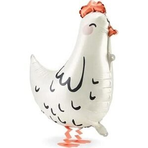 Balón fóliový chodiaca sliepka – sliepočka – veľká noc – 60 cm