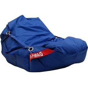 BeanBag Sedací pytel 189×140 comfort s popruhy dark blue