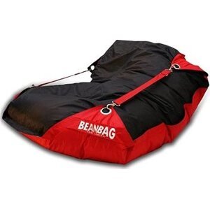 BeanBag Sedací pytel 189×140 duo scarlet rose - black