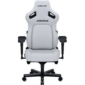 Anda Seat Kaiser 4 Premium Gaming Chair – L Size White PVC