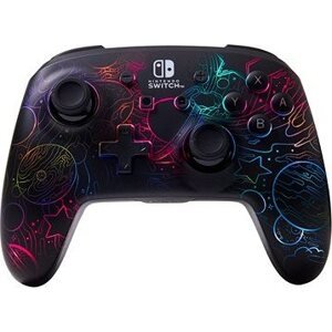 PowerA Enhanced Wireless Controller for Nintendo Switch with Lumectra – Galactic Vortex