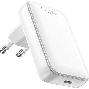 FIXED Slim GaN s USB-C výstupom a podporou PD 30 W biela