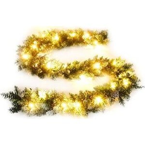 Shumee vianočná girlanda s LED diódami zelená 5,2 m PVC