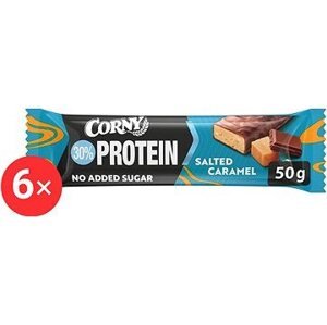Corny Protein 30 % 6× 50 g, slaný karamel