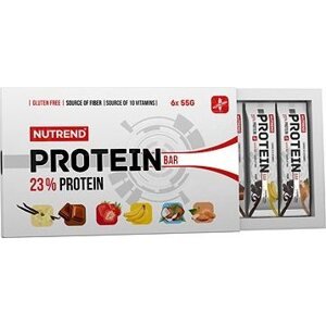 Nutrend Protein Bar darčekové balenie, 6 × 55 g, mix príchutí