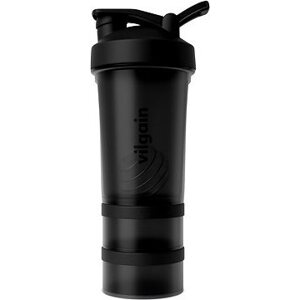 Vilgain Shaker Pro 2Go Black 450 ml + 150 ml + 100 ml