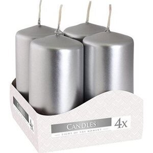 BISPOL – Adventná metalická strieborná, 4× 80 g